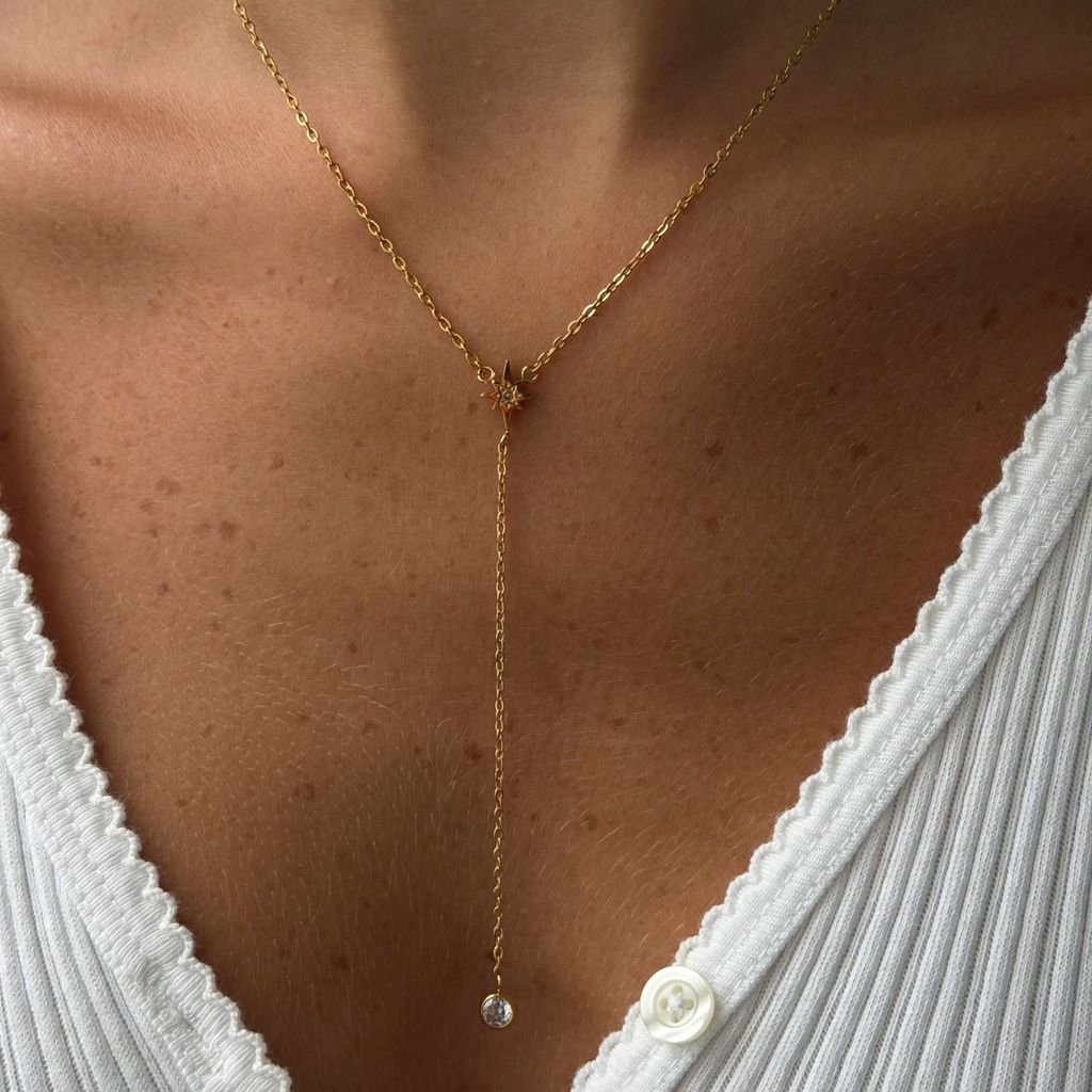 stellar lariat necklace