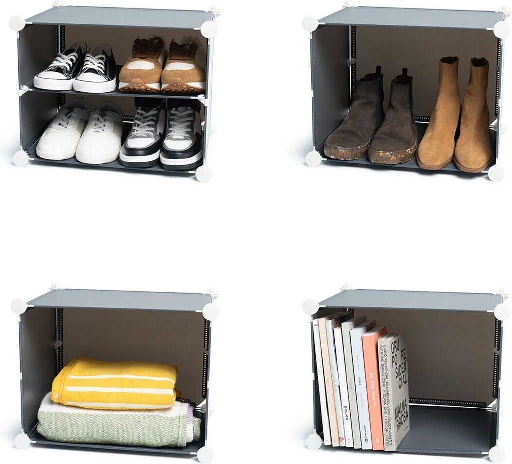 Skoskab - modulært skostativ til entré og garderobe (OUTLET B)