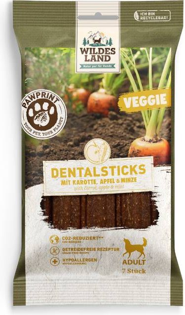 Wildes land Wildes Land Dentalsticks Veggie Hundesnack 160.83 DKK