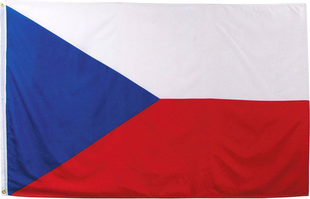mfh flag with eyelets national large premium 90x150cm country czech republic