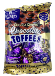 Walkers Double Dipped Chocolate Toffees 135g