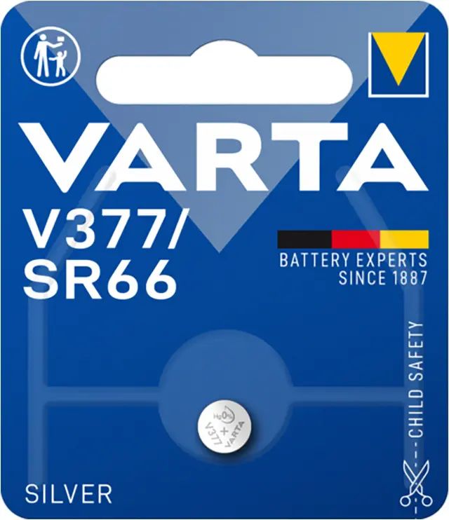 Varta V377/sr66 Silver Coin 1 Pack (b) - Batteri