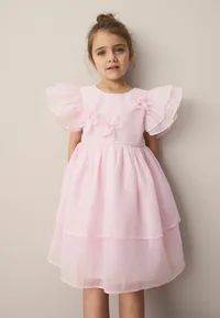 regular fit - petal flower - cocktailkjole / festkjole - pink