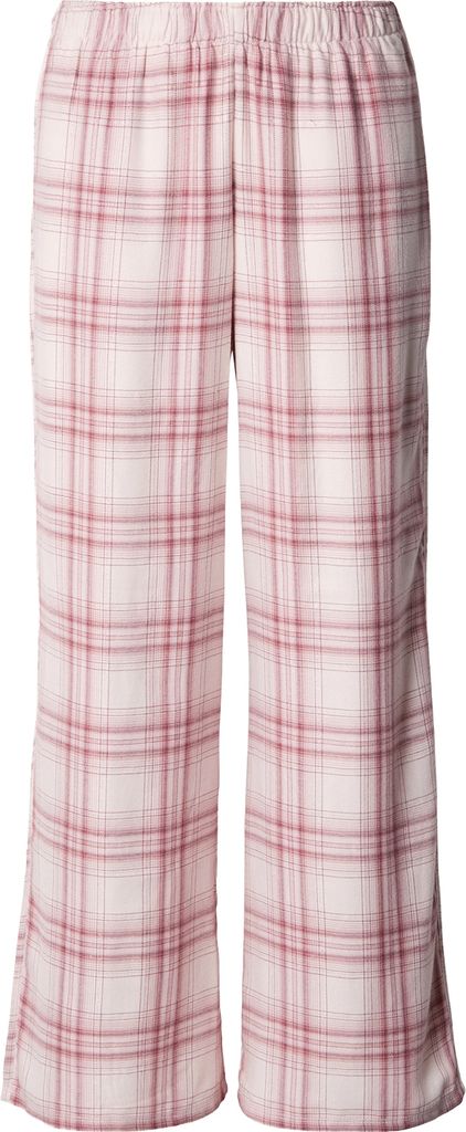 Hollister Pyjamasbukser - Magenta/Hvid