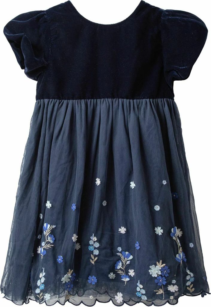 cocktailkjole / festkjole - navy blue blossom