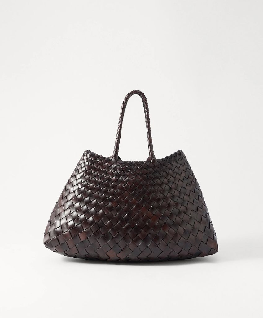 santa croce big - håndtasker - dark brown