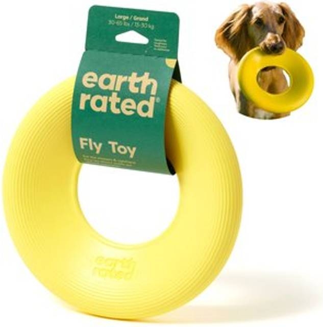 Earth Rated Fly Hundelegetøj TPE Stor L