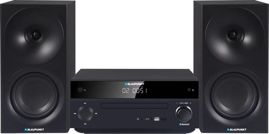 Blaupunkt MS30.2BT Bluetooth Mikrofon Sort