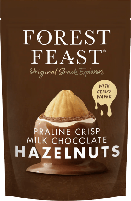hasselnødder i dobbelt chokolade & knas 100g