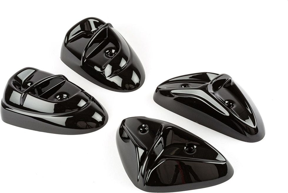 Bumper Pads (x4) black MBK Stunt / Yamaha Slider