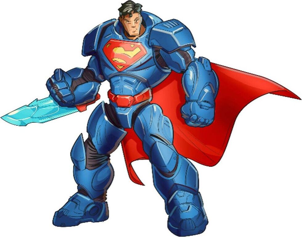 DC Metal Force XL Heroes Superman Figur - 30cm - 3+år
