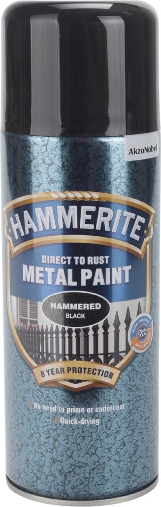 hammerlak spray sort, 400 ml