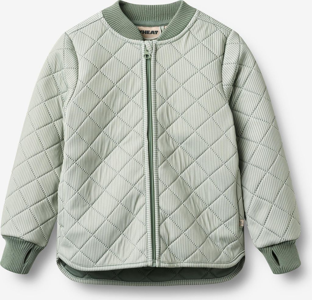 Wheat Termojakke Loui Green Stripe