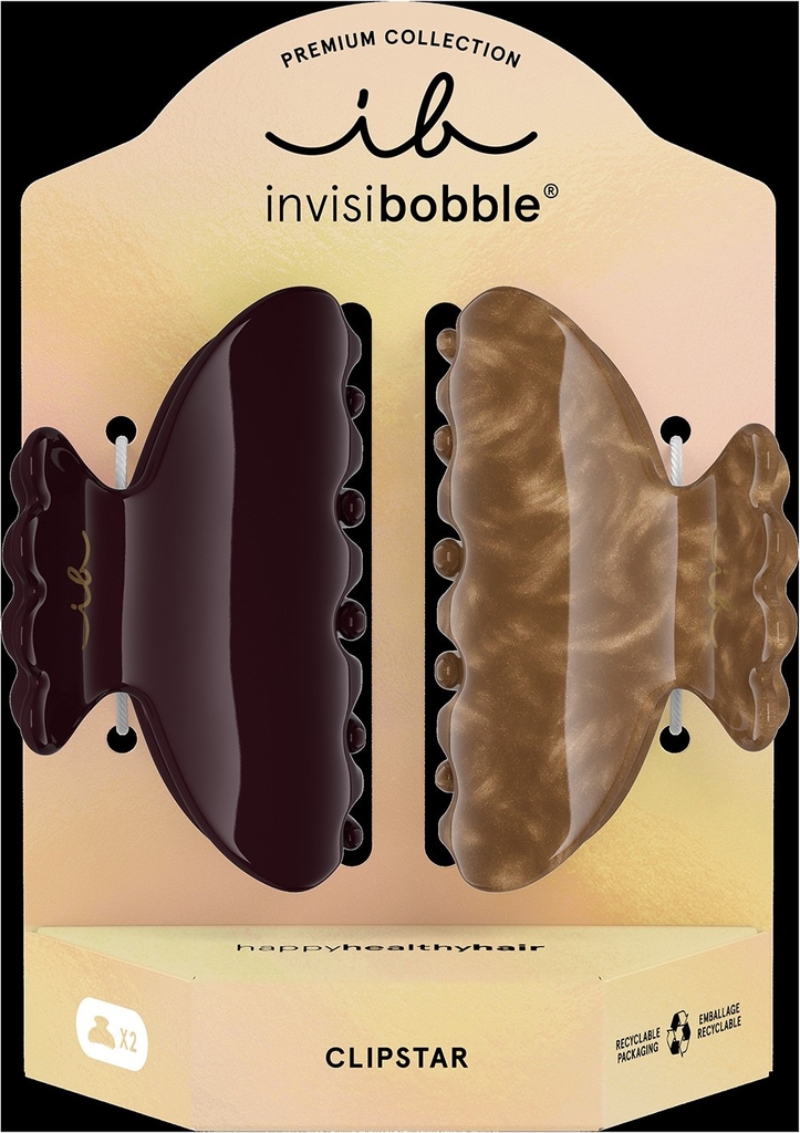 Invisiboble Clipstar Premium Hårspænde-duo - Styling Tilbehør hos Magasin