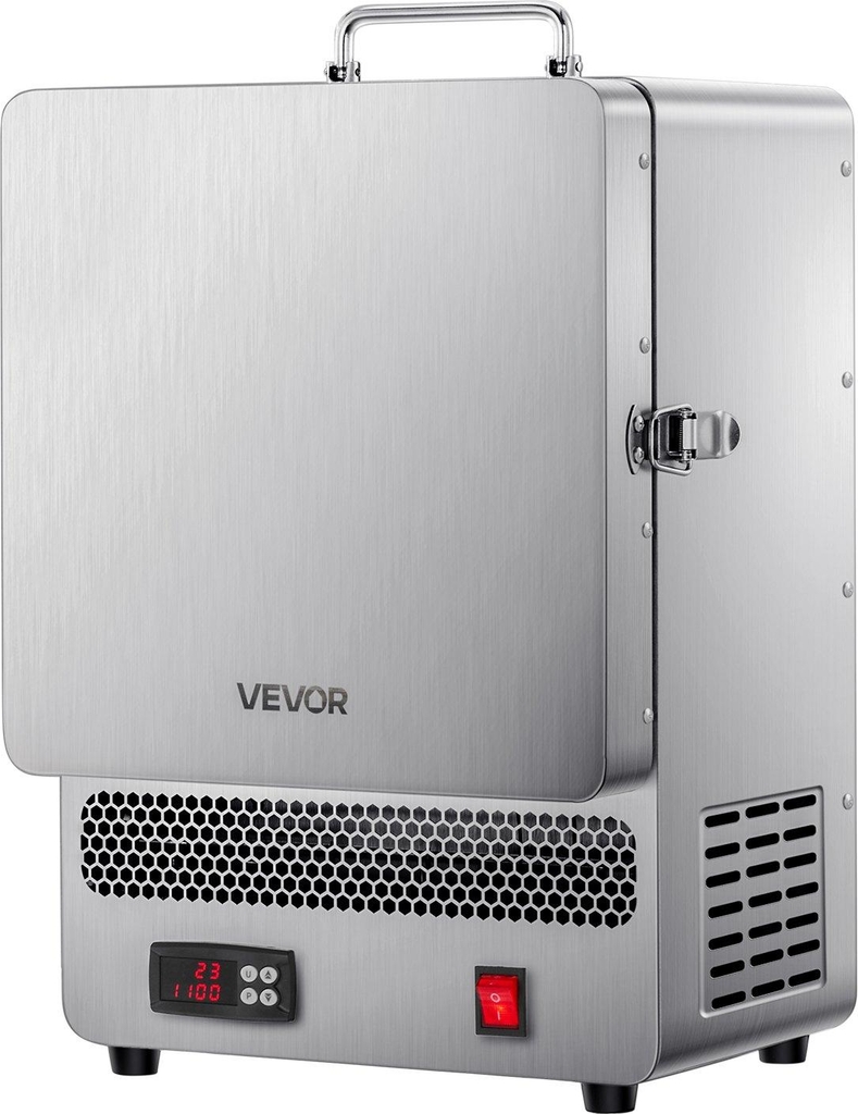 vevor bordovn, 1500w kraftfuld elektrisk ovn, 2192℉ / 1200℃ maks. temperatur, rustfrit stål, guldsmelteovn til voksstøbning, ler gør-det-selv, metalhærdning, glasering på keramik, sølv
