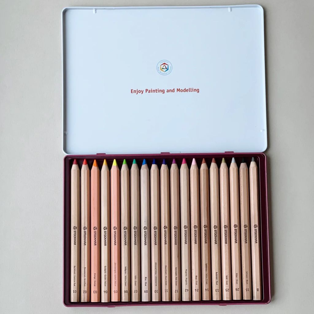 stockmar colour pencils hexagola 18+1