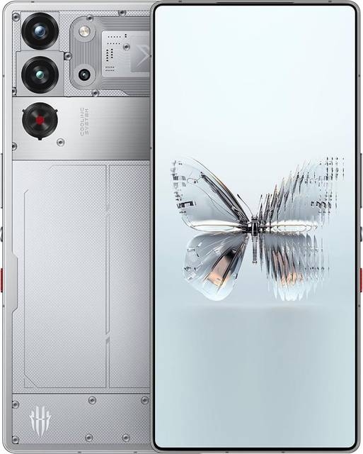 nubia red magic 10 pro 5g smartphone - 6.85", dual sim, 16gb ram, 512gb - sølv