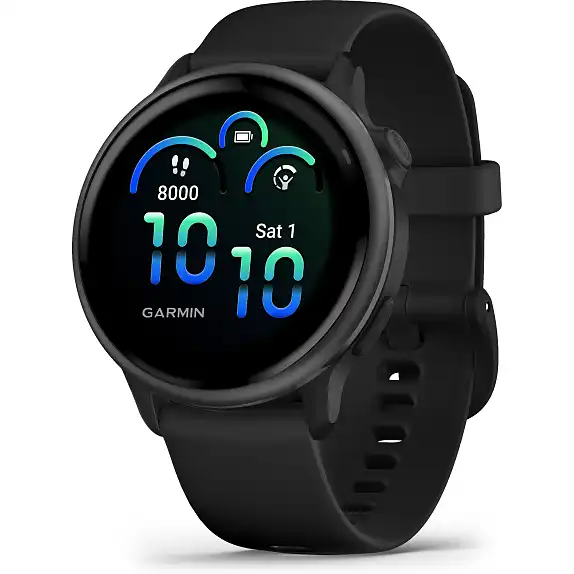 garmin vivoactive 6 smartwatch 42mm (black/slate)