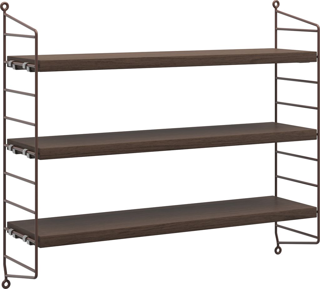 String Pocket Vegghyller Blå MDF Vegghylle