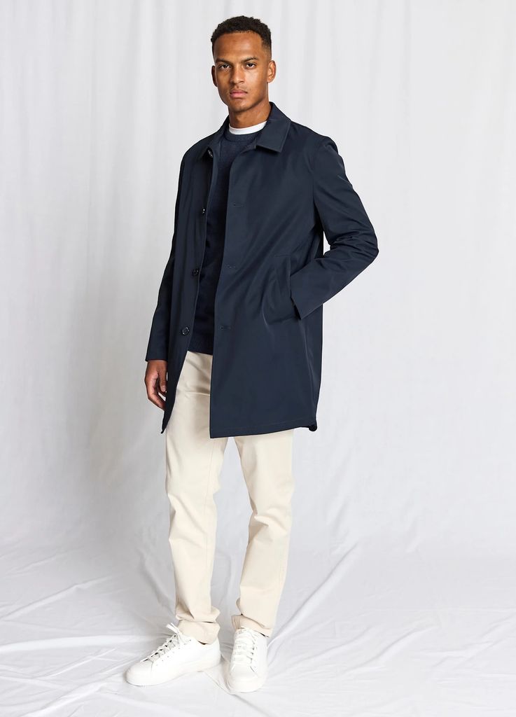 bs novello regular fit frakke - navy