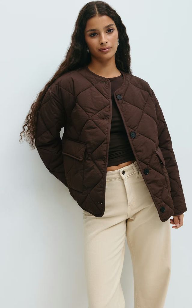 quilted short jacket