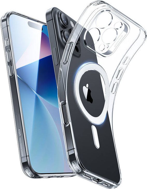 ESR HaloLock Cover til iPhone 16 Pro - TPU, MagSafe Kompatibel, Transparent