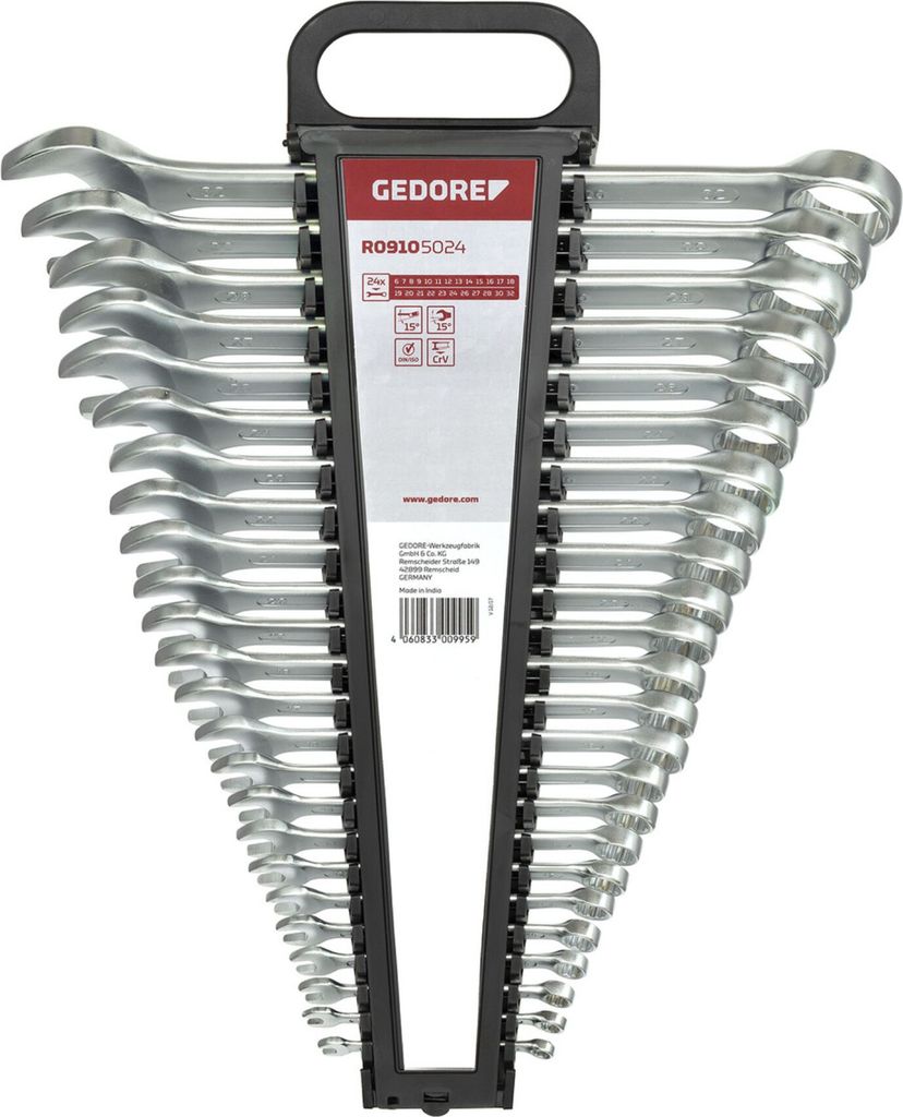 Gedore R09105024 Skraldenøglesæt - 24 dele (6-32mm)