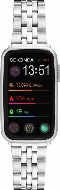 Sekonda Track Smart Watch - Silver Alloy Bracelet