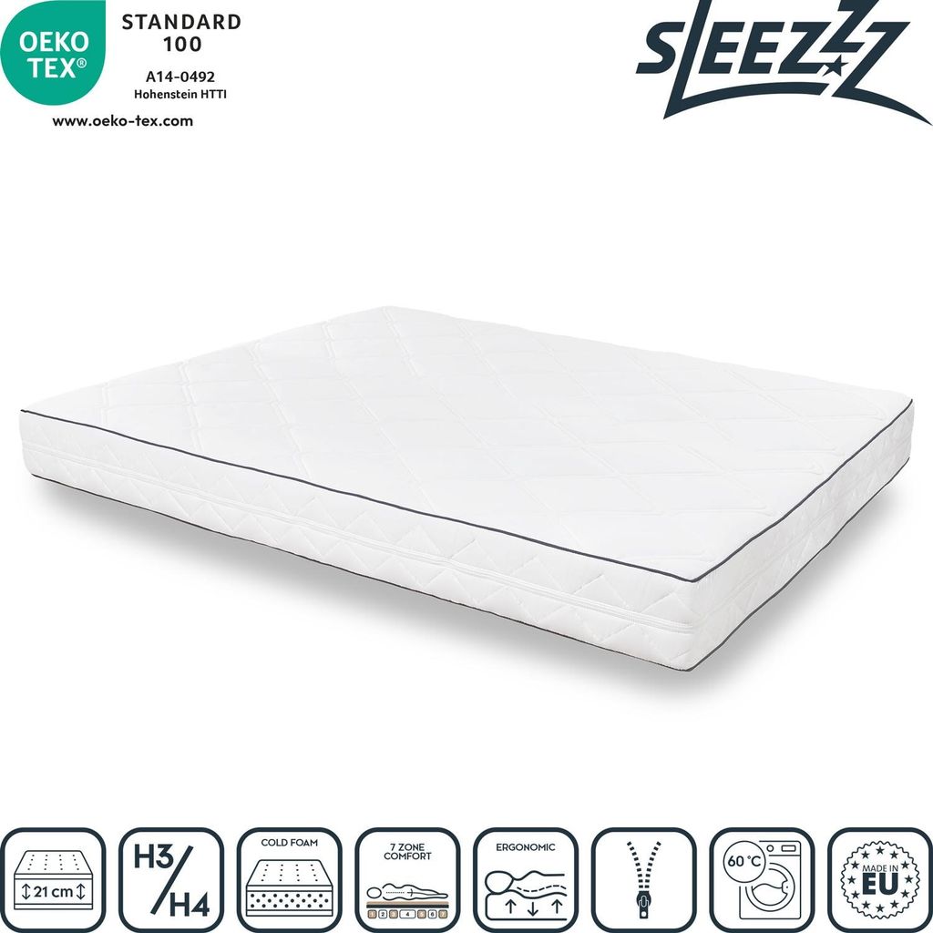 sleezzz® superior madras 160x200 cm h3/h4