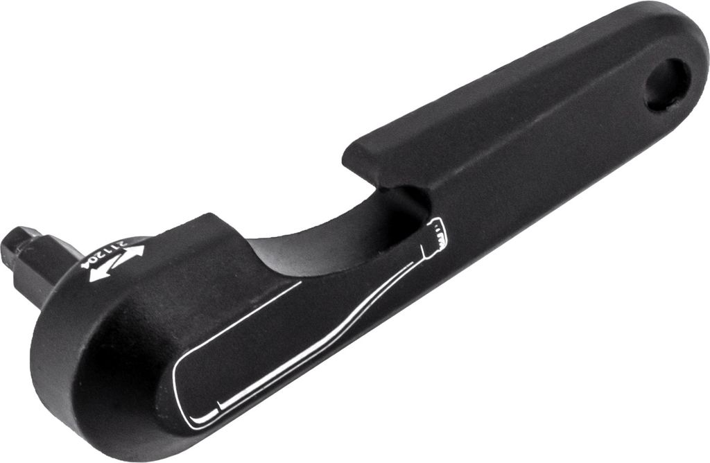                    thru axle lever with 4/6mm hexagon tool & bottle opener