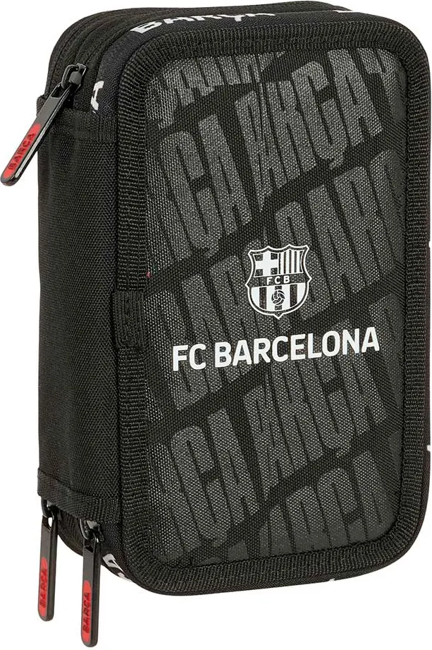 f.c. barcelona penalhus - sort, 12,5 × 19,5 × 5,5 cm, 37 dele