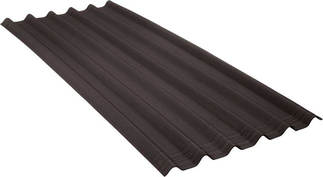 Onduline Sort Easyfix Tagplade Bitumen 0,82 x 2 Meter