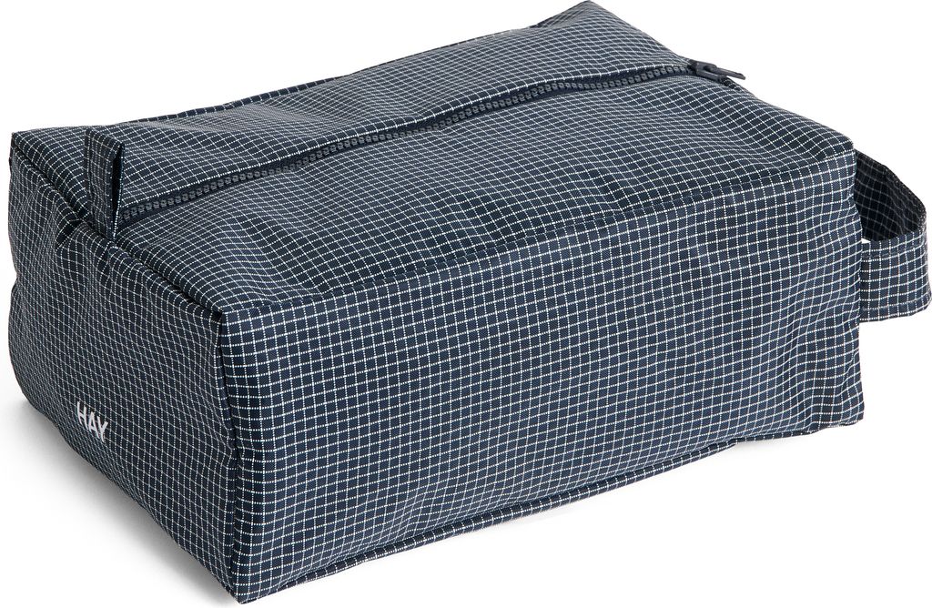 grid toilettaske - mørkeblå