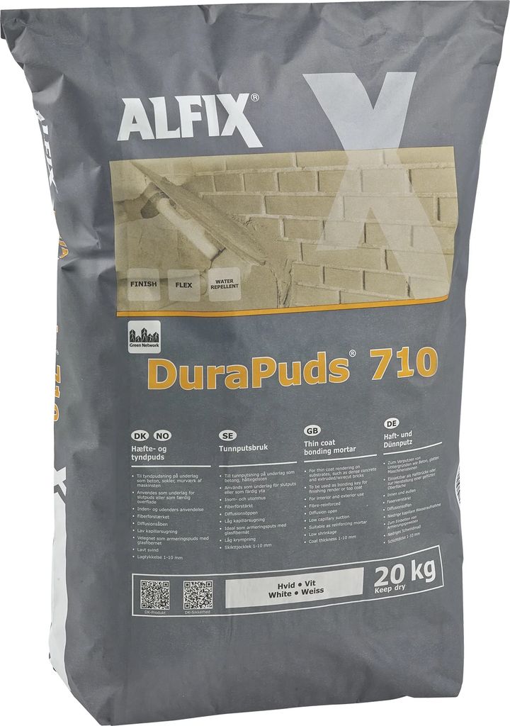 alfix durapuds 710 - cementgrå - 20 kg