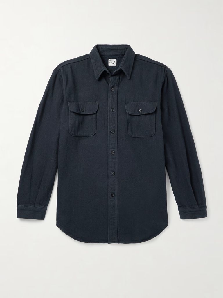 organic cotton-flannel shirt