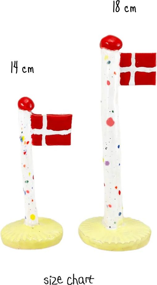 TheClayPlay Harlekinflag Pale Mirabelle 18 cm