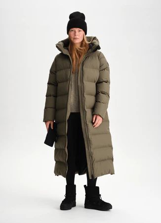 juneau coat mud green