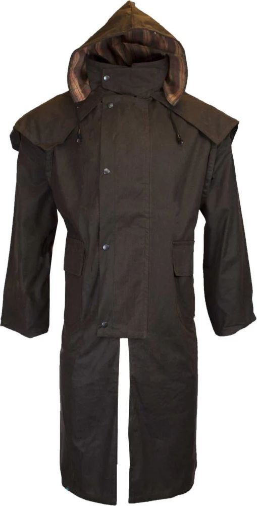 stockman oilskin frakke