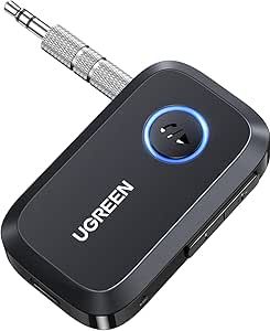 UGREEN CM596 Bluetooth 5.3 AUX Lydmodtager Sort