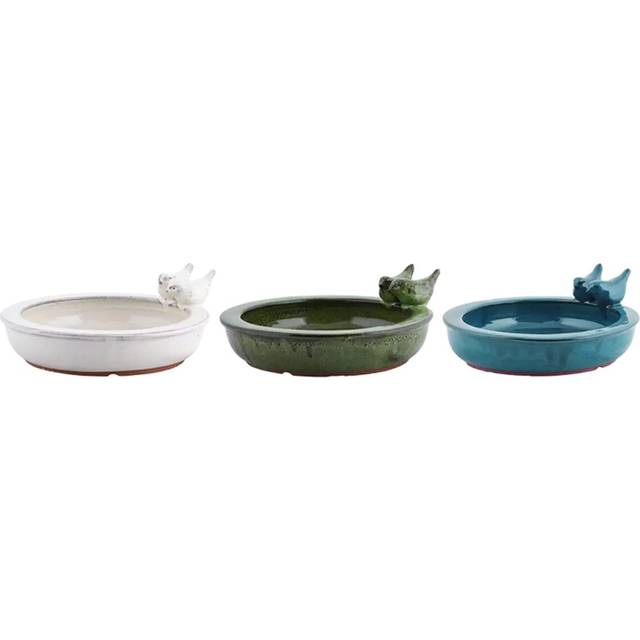 Esschert Design Fuglebad Keramik Ø29 cm