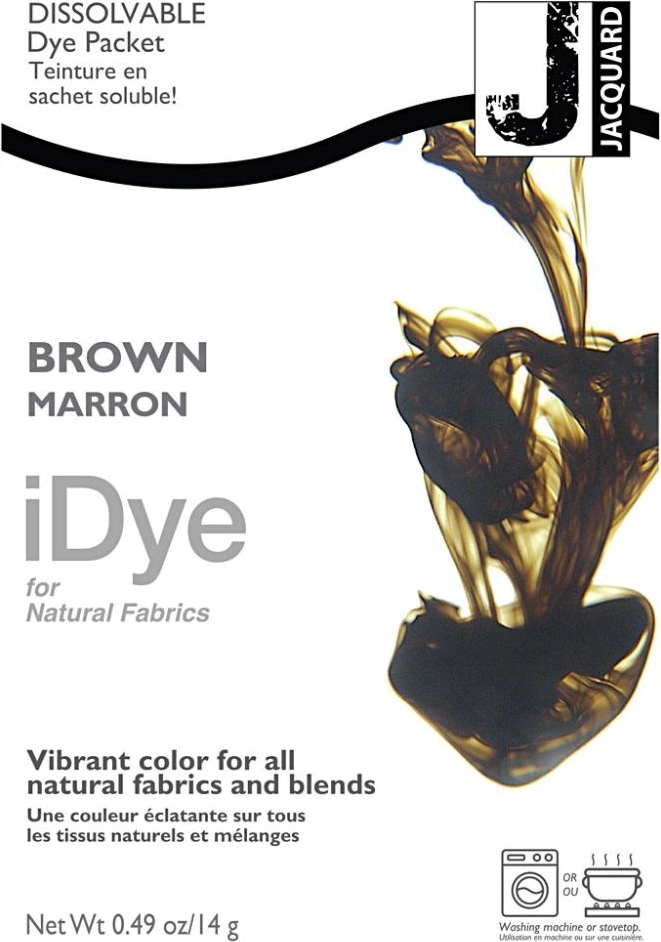 køb idye naturtekstiler - brun - 14 g fra jacquard