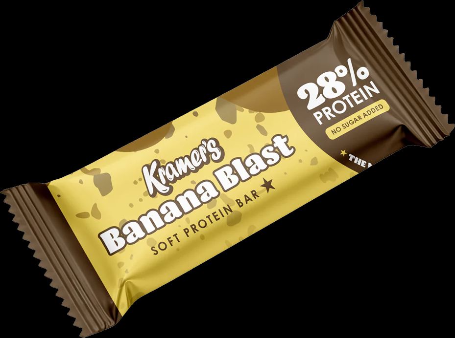 kramers soft proteinbar, banana blast 50g