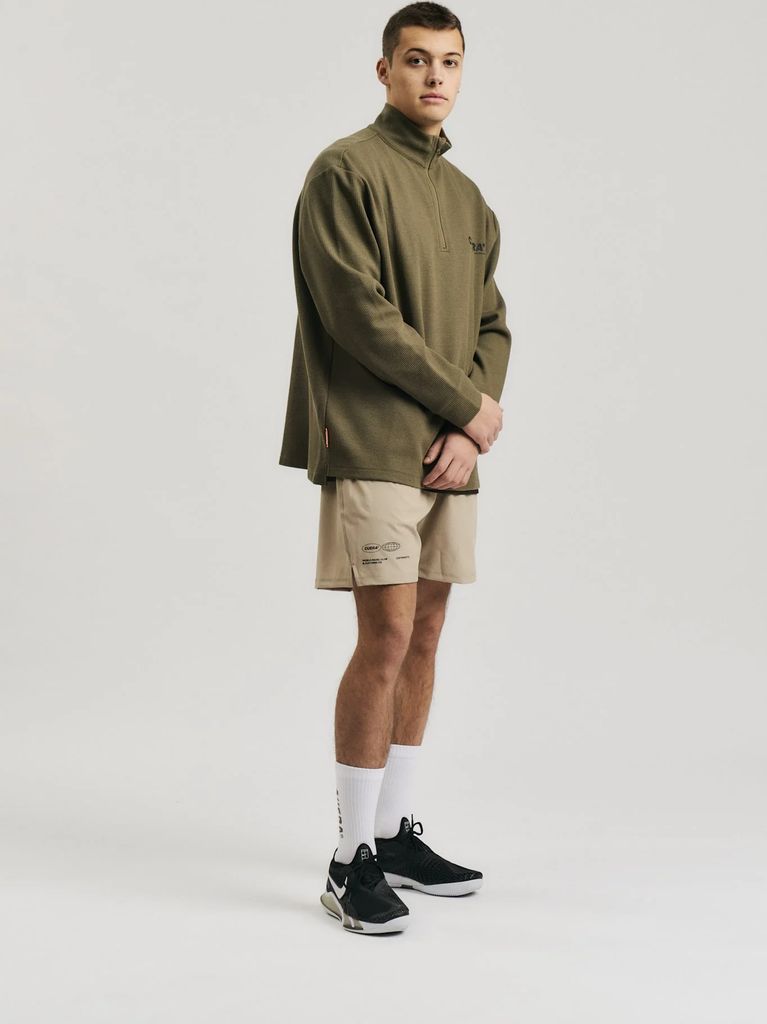 active structure half zip - army