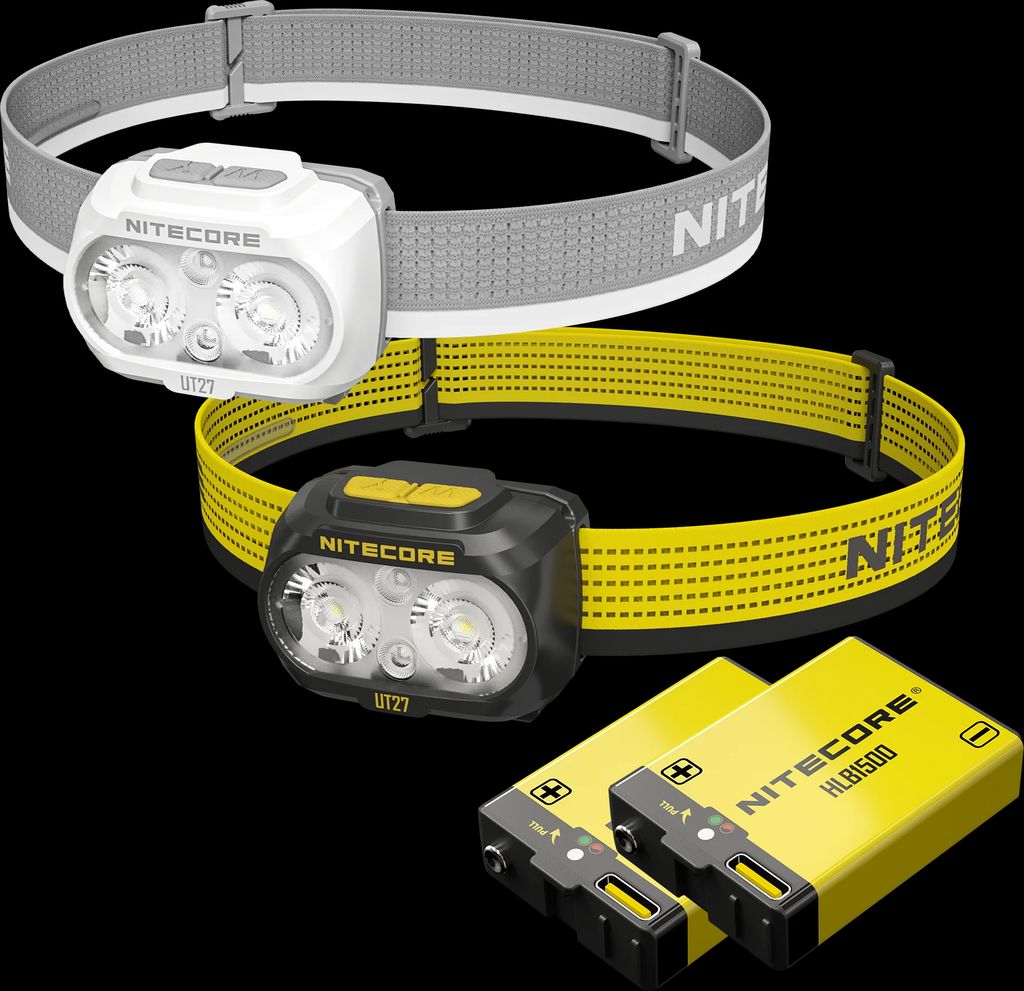 nitecore ut27 mct pro 800 lumen 3 color temperatures running headlamp