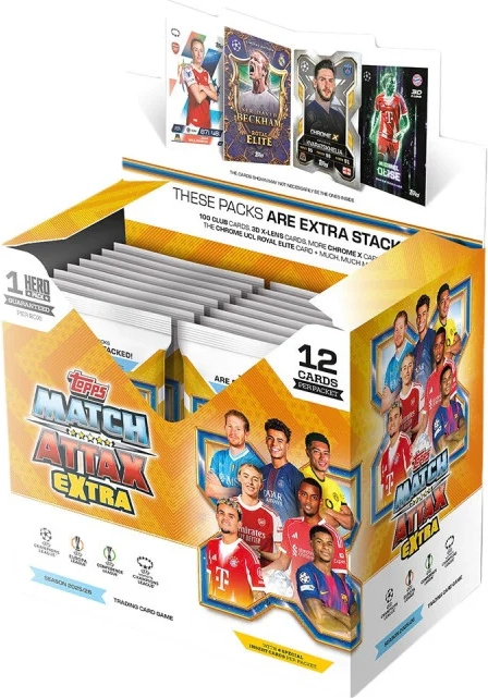 topps match attax champions league extra 2025/26 - booster display