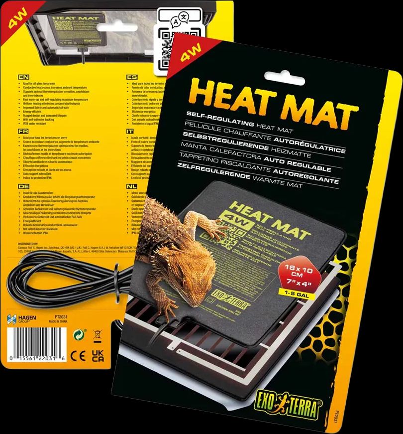 värmematta exoterra self-regulated