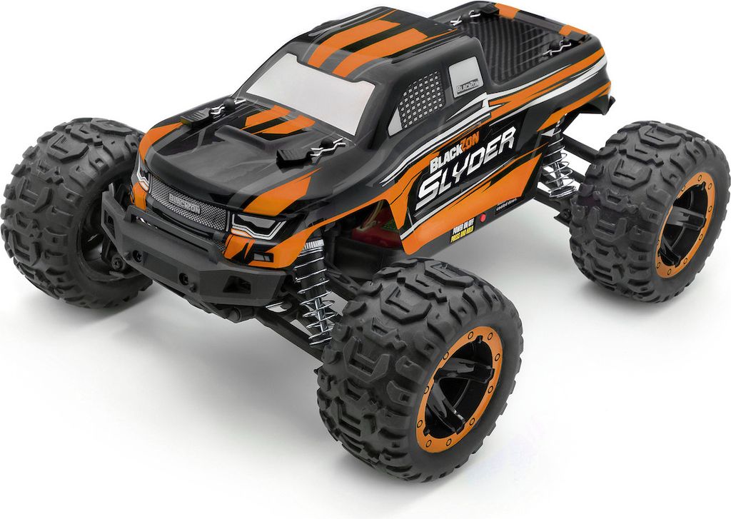 BlackZon Slyder Monster Truck Elektrisk Fjernstyret Bil, 1:16 - Blå