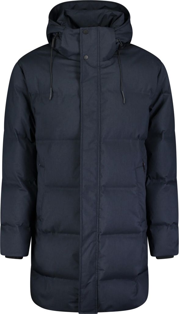 puffer jacket, dark blue