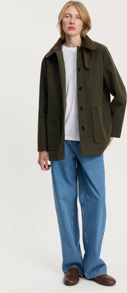 jamie jacket – ripstop oilskin | archive olive