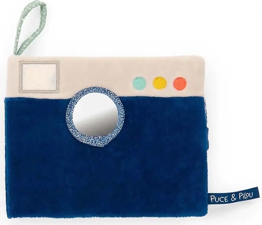 Moulin Roty Soft Photo Album - Puce & Pilou - Blue - ONE SIZE